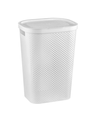 Kosz na bieliznę INFINITY 60 l biały