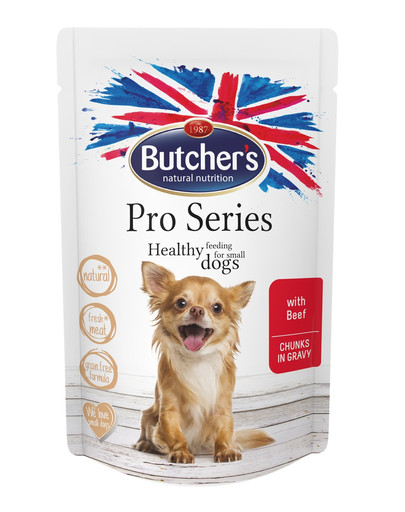 ProSeries Dog z wołowiną kawałki w sosie 100 g