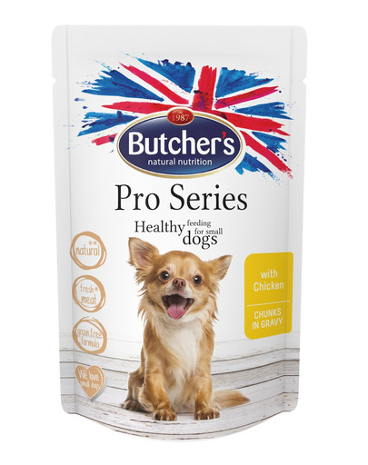 ProSeries Dog z kurczakiem kawałki w sosie 100 g
