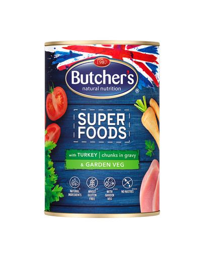Superfoods Dog Tripe z idykiem i warzywami 400 g