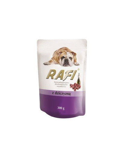 Rafi z dziczyną mokra karma dla psa 300 g