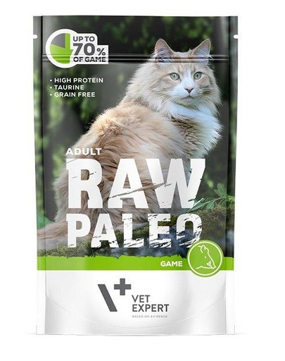RAW PALEO Adult game 100 g mokra karma dziczyzna
