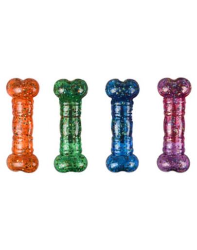 Squeezz Confetti Bone Assorted zabawka dla psa S