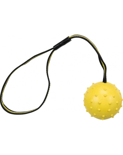 Piłka na pasku Sporting z wypustkami naturalny kauczuk 6 cm/35 cm