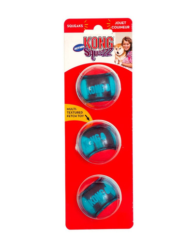 Squeezz Action Ball Red piłka dla psa S