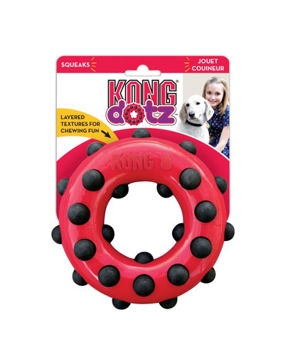 Dotz Circle L zabawka dla psa masująca dziąsła