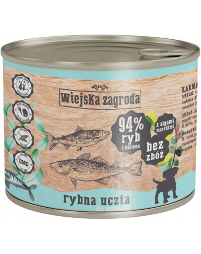 Rybna uczta dla szczeniąt 200 g
