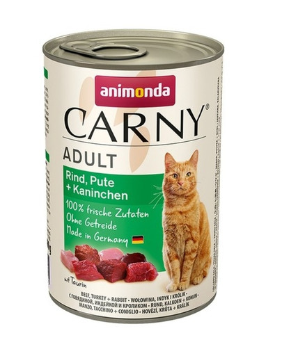 Carny adult indyk i królik 0.4 kg
