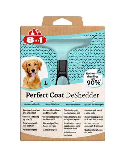 Perfect Coat DeShedder Dog L - narzędzie do wyczesywania podszerstka dla psa L