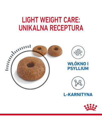 ROYAL CANIN Light Weight Care 3 kg karma sucha dla kotów dorosłych, utrzymanie prawidłowej masy ciała