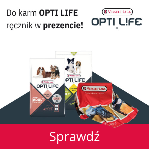 Promocja VERSELE LAGA Opti Life + ręcznik GRATIS