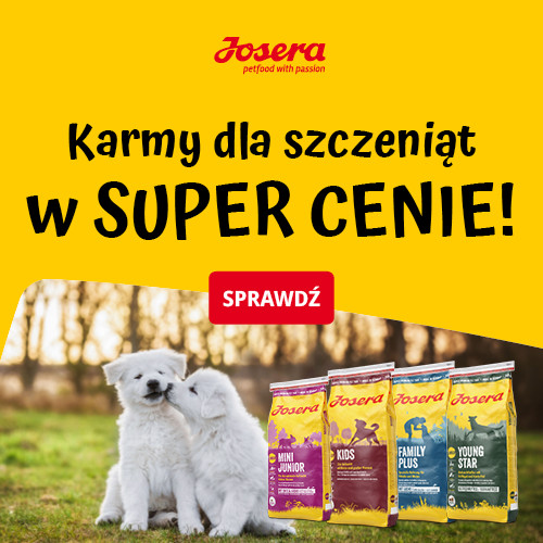 Promocja JOSERA karma dla szczeniąt + 2,5 kg GRATIS