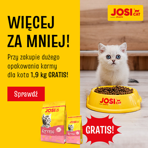 Promocja JOSERA JosiCat 10kg + 1,9 kg GRATIS
