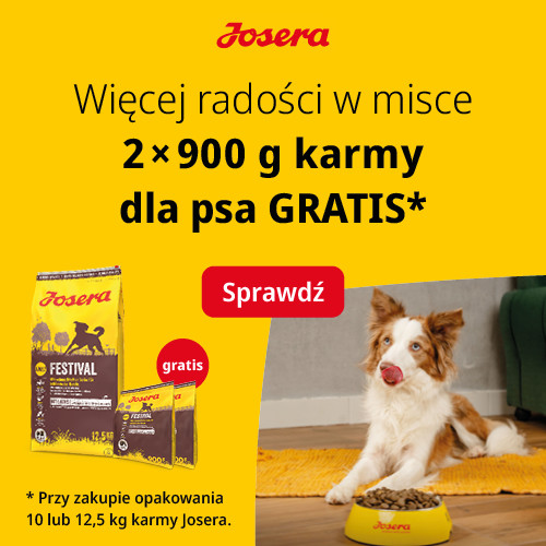 Promocja Karma sucha dla psa JOSERA SP 10/12,5kg + 2x900g GRATIS