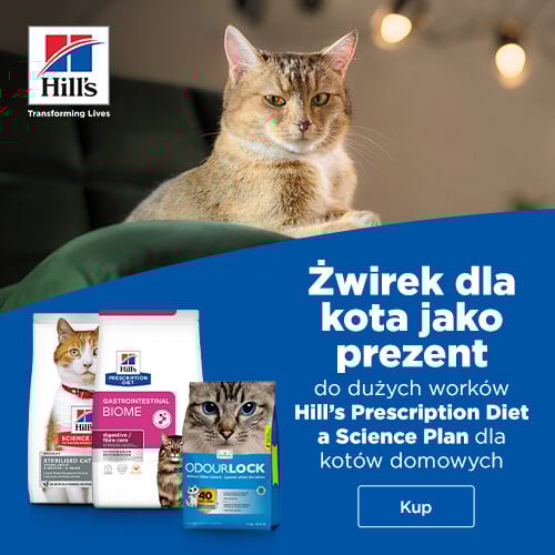 Promocja HILL'S Science Plan and Prescription Diet Big bag + żwirek ODOURLOCK 6kg GRATIS