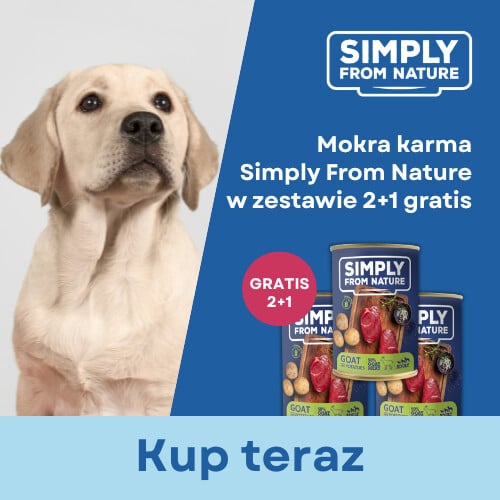Promocja Karmy mokre SIMPLY FROM NATURE puszki 2+1 GRATIS