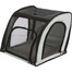 Fotel samochodowy dla psa szary/czarny, 44 × 37 × 40 cm