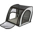Fotel samochodowy dla psa szary/czarny, 44 × 37 × 40 cm