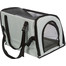 Fotel samochodowy dla psa szary/czarny, 44 × 37 × 40 cm