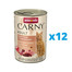 ANIMONDA Carny Adult zestaw kurczak, indyk i kacze serca 12 x 400 g