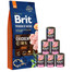 BRIT Premium By Nature Sport 15 kg + mokra karma z indykiem 6x400 g