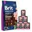 BRIT Premium By Nature Adult Small S 8 kg + mokra karma z indykiem 6x400 g