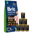 BRIT Premium By Nature Adult Extra Large XL 15 kg + mokra karma z drobiem 6x1240 g