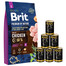 BRIT Premium By Nature Adult Small S 8 kg + mokra karma z drobiem 6x1240 g