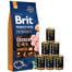 BRIT Premium By Nature Senior Small Medium S+M 15 kg + mokra karma z drobiem 6x1240 g