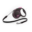 Black Design M Cord 5 m pink smycz automatyczna