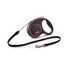 Black Design S Cord 5 m pink smycz automatyczna
