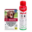 BAYER ADVANTIX Roztwór do nakrapiania dla psów od 25 do 40 kg (4 x 4 ml) + VACO VACO Spray MAX na komary, kleszcze, meszki 100 ml