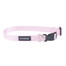 Obroża taśma basic n 20-35 / 1 cm różowa