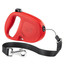 Flippy One Cord L Smycz automatyczna Linka 5 m Czerwony