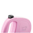 Flippy One Cord S Smycz automatyczna Linka 4.5 m Różowy
