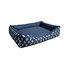 Legowisko sofa z poduszką 64 x 48 cm stalowy z łapkami