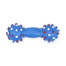 DOG LIFE STYLE Hantel z wypustkami 16cm niebieski