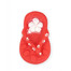 DOG LIFE STYLE Klapek "Japonka" zabawka dla psa 15cm czerwony