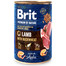 BRIT Premium by Nature 12 x 400 g jagnięcina i gryka mokra karma dla psa