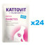 KATTOVIT Feline Diet Diabetes Łosoś 24 x 85 g