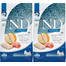 FARMINA N&D Ocean Dog Adult Mini salmon, cod & canatloupe melon łosoś, dorsz, melon 2 x 2,5 kg