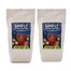 SIMPLY FROM NATURE Wypiekana w piecu karma z koniną i łososiem 2x1,2 kg