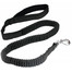 PET NOVA Smycz rozciągliwa BUNGEE czarna 2,5cm 120-180 cm