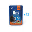 BRIT PREMIUM Pouch Salmon Sterilized 12 x 100g z łososiem dla kotów sterylizowanych