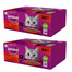 WHISKAS Adult saszetki 160 x 85 g Klasyczne Posiłki  mokra karma dla dorosłego kota, w sosie (kawałki z: wołowiną, kurczakiem, jagnięciną, drobiem)