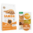 IAMS For Vitality Cat Adult Hairball Chicken 3 kg + 3 x kurczak i indyk w sosie 85 g GRATIS
