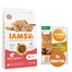 IAMS for Vitality dla dorosłych kotów z łososiem 3 kg + 3 x kurczak i indyk w sosie 85 g GRATIS