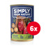 SIMPLY FROM NATURE Mokra karma dla psa Kozina z ziemniakami 6 x 400 g + przysmak GRATIS