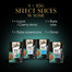 SHEBA Selection Select Slices Rybne Smaki 4x85g mokra karma pełnoporcjowa dla kotów w sosie kawałki z łososiem i dorszem czarnym, białą rybą, rybą oceaniczną, dorszem
