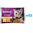 WHISKAS Adult saszetka 52x85g Drobiowe Frykasy mokra karma dla dorosłych kotów w galaretce z: kurczakiem, indykiem